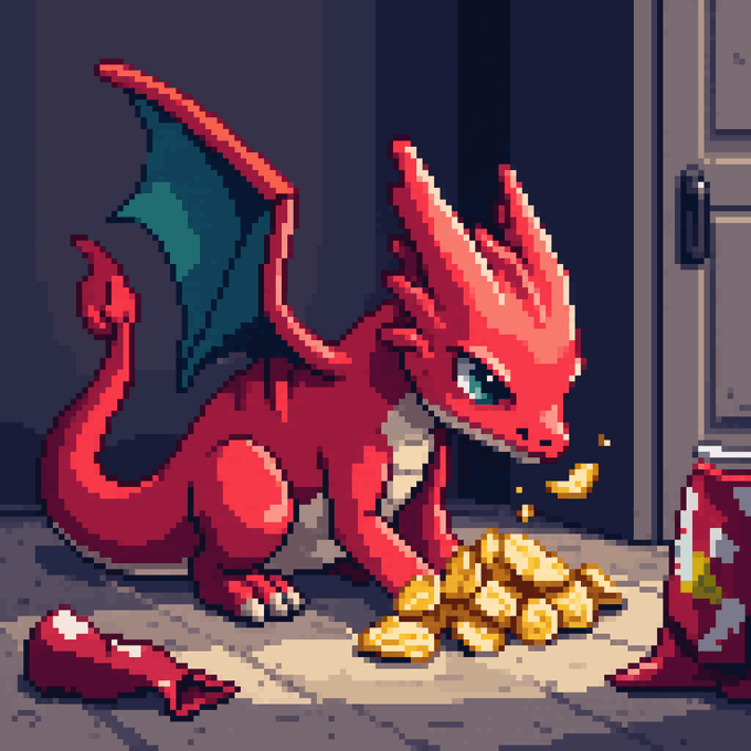 pixelartmuseum's tweet photo. Time for a snack 😛
#PixelArt #ドット絵 https://t.co/hsHx8bZCCZ