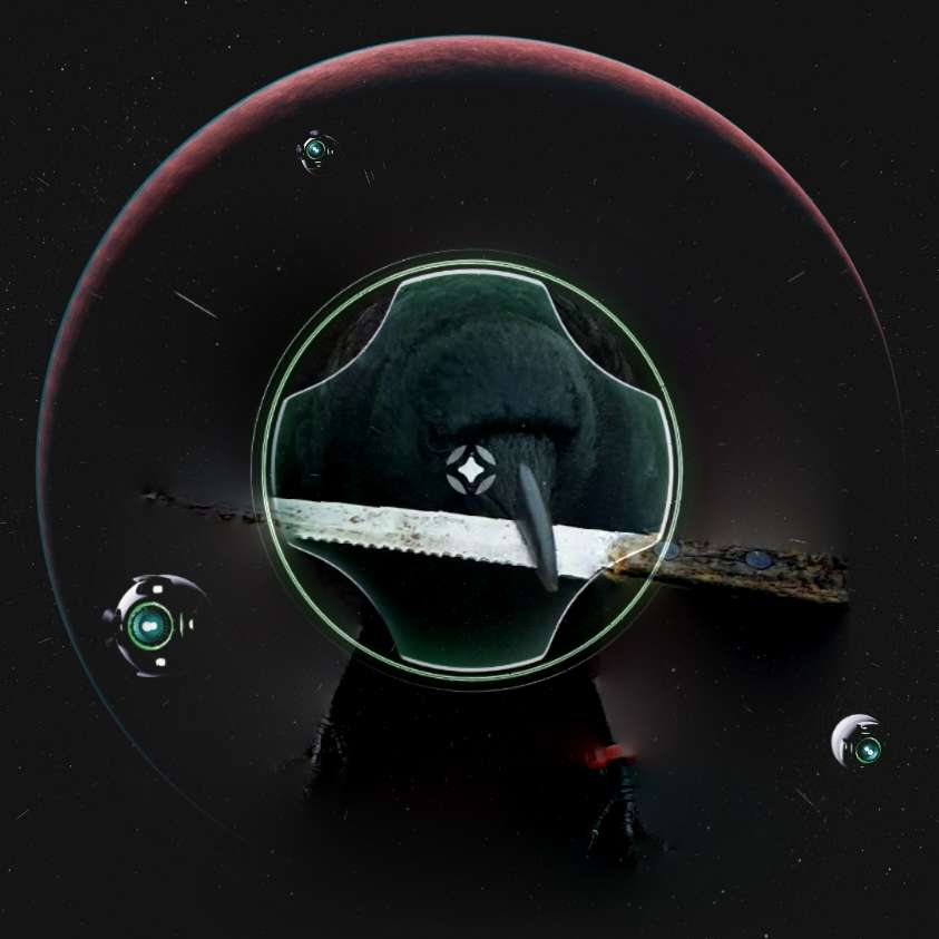 Stargate is the standard.

crow with knife on Stargate

CAW $CAW CAW