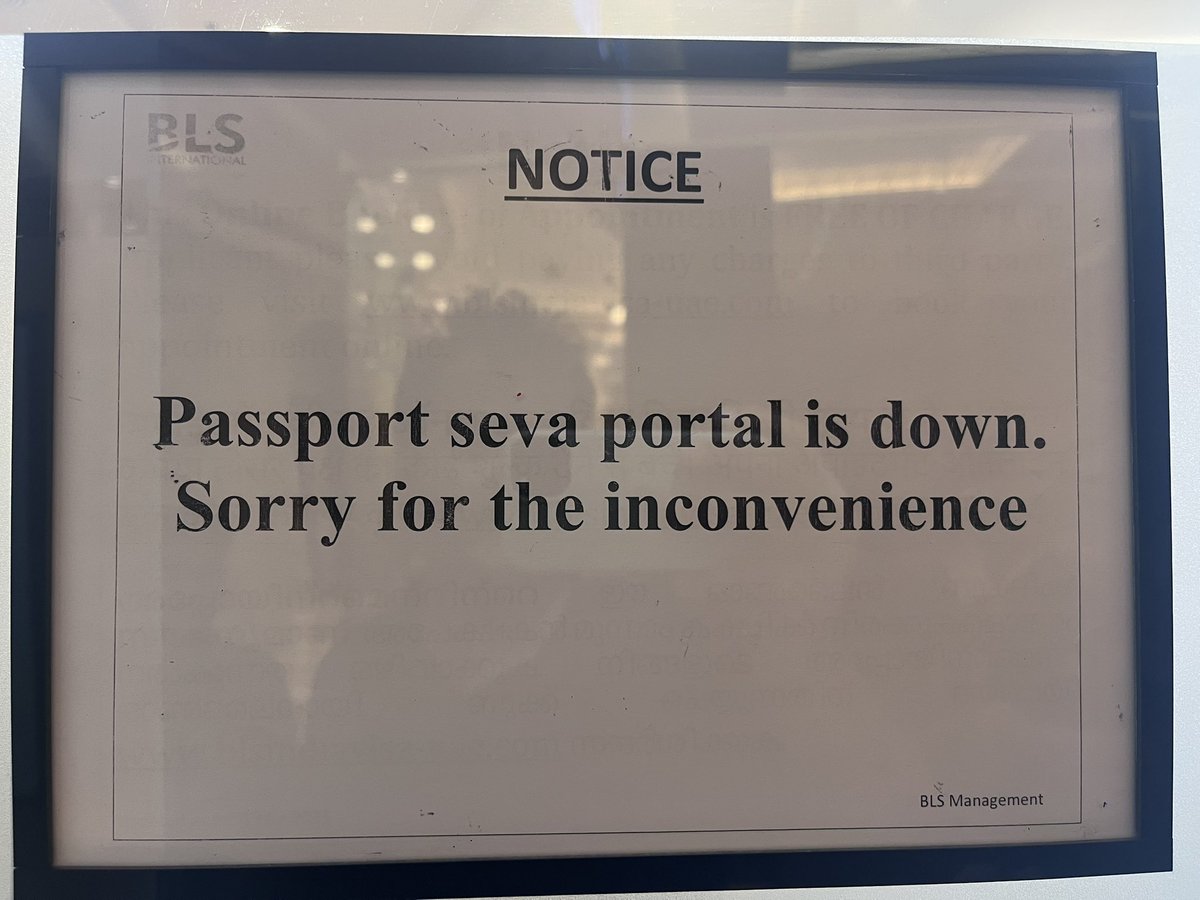 bfaisalkhan's tweet photo. @BLSintServices notice at Abu Al Reem office on 11Aug25. IT brings in many business continuity plan(e.g. HA,DR).But u still have such failure. Everyone here is working professional &amp; can’t afford to waste time,especially laborers
@MEAIndia @TCS  @passportsevamea @DrSJaishankar 🙏🏻 https://t.co/TJr1RGMzuq