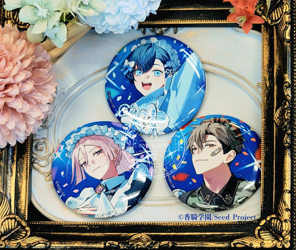 BOYS be MAID！菊 秋明 缶バッジ ボーイズビーメイド ビーメイ BOYS be MAID！菊 秋明 缶バッジ ボーイズビーメイド ビーメイ