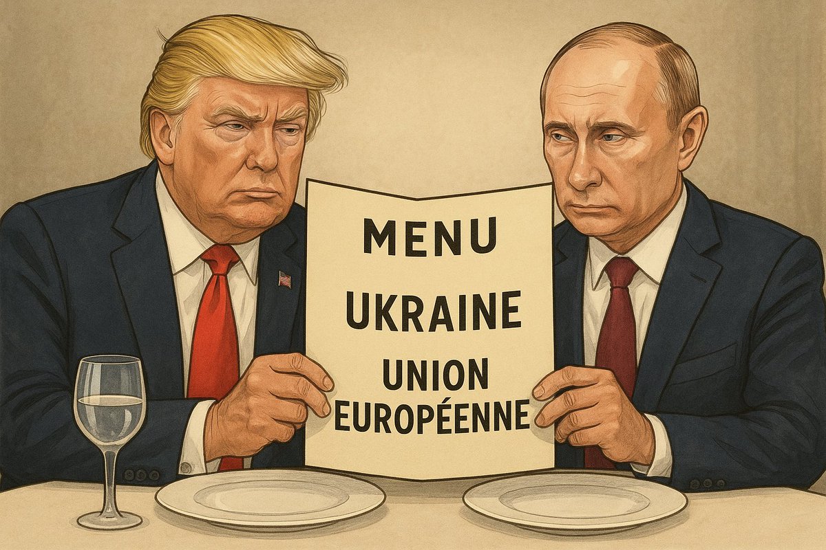 L’Europe 🇪🇺 et l’Ukraine🇺🇦 absents du sommet USA 🇺🇸 /RUSSIE 🇷🇺 en Alaska ? Rappelons cette sentence de la gouverneur du Texas « Si vous n’êtes pas à la table d’une négociation, c’est que vous êtes au menu »