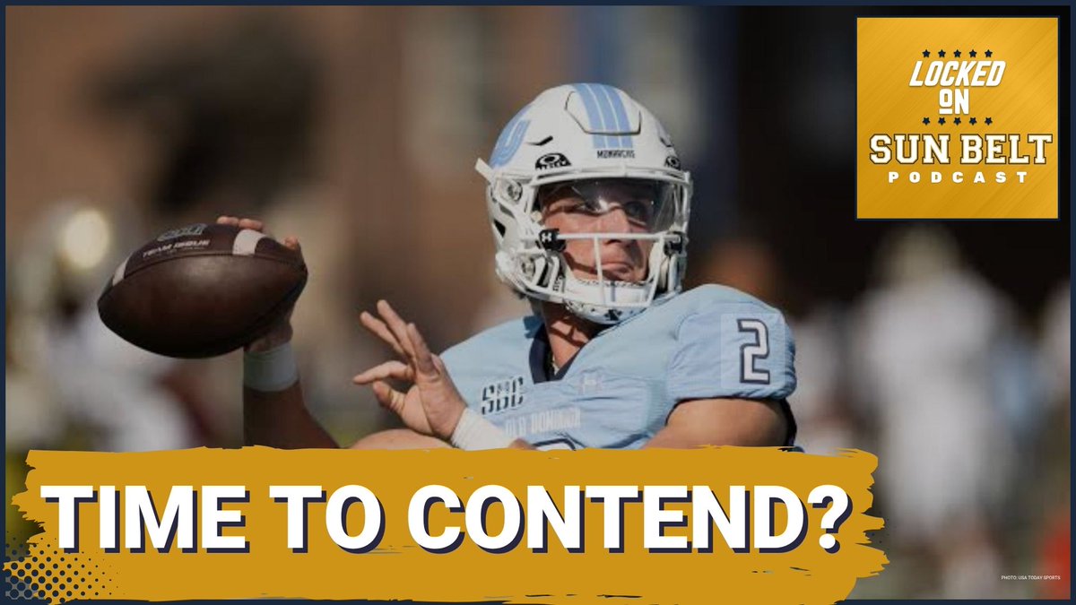 David Schultz (@schultzycast) on Twitter photo Locked On Sun Belt ๐จNew Episode๐จ
๐ With QB <a href="/_ColtonJoseph1/">Colton Joseph</a> Back, Time For <a href="/ODUFootball/">ODU Football</a> To Contend in the <a href="/SunBelt/">Sun Belt</a>
๐How Has Coach <a href="/RickyRahne/">Ricky Rahne</a> Improved Heading Into 6 Yr?
๐How Much Weight Has DL <a href="/KrisTrinidad43/">Kris Trinidad</a> Put On?
๐OL <a href="/Barlev23/">Zachary Barlev</a>'s Leadership
#ReignOn | #BeTheReason Locked On Sun Belt ๐จNew Episode๐จ
๐ With QB <a href="/_ColtonJoseph1/">Colton Joseph</a> Back, Time For <a href="/ODUFootball/">ODU Football</a> To Contend in the <a href="/SunBelt/">Sun Belt</a>
๐How Has Coach <a href="/RickyRahne/">Ricky Rahne</a> Improved Heading Into 6 Yr?
๐How Much Weight Has DL <a href="/KrisTrinidad43/">Kris Trinidad</a> Put On?
๐OL <a href="/Barlev23/">Zachary Barlev</a>'s Leadership
#ReignOn | #BeTheReason