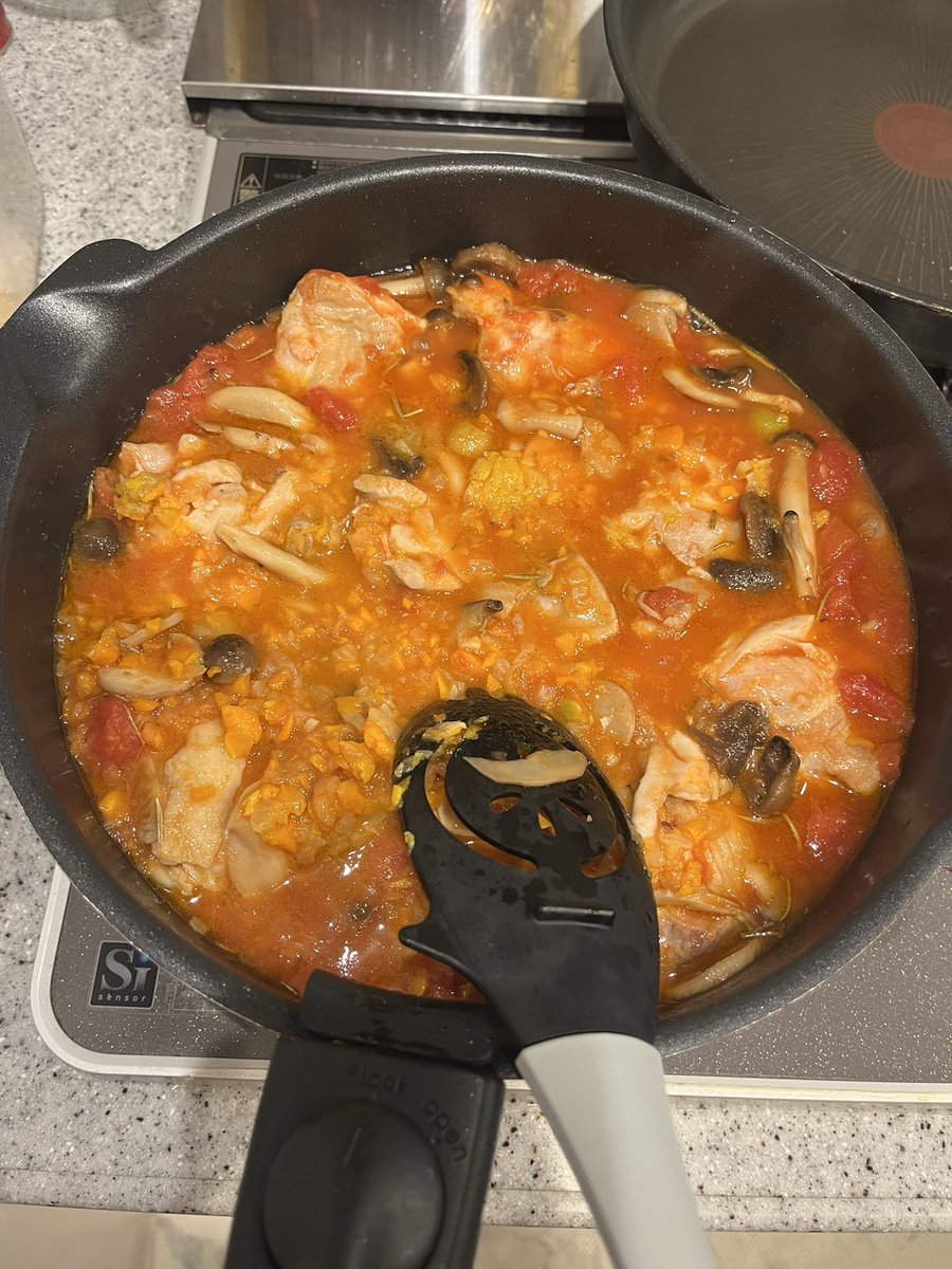 kengo_0318's tweet image. カチャトーラ風パスタ🍝
オリーブ🫒効いててめっちゃ美味い😋！！
水田料理ハズレなし。。
#水田信二の注文の多い料理教室