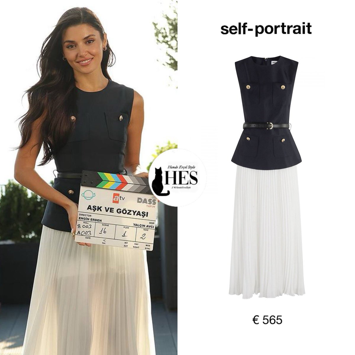 HandeErcelStyle's tweet photo. AUGUST 11 : Hande Erçel as Meyra on  @askvegozyasiatv set situated in Istanbul,Türkiye 🇹🇷🌟✨

All the info here 🔻

#HandeErçel #AşkveGözyaşı #HandeErçelStyle https://t.co/vcJAjhOJcQ
