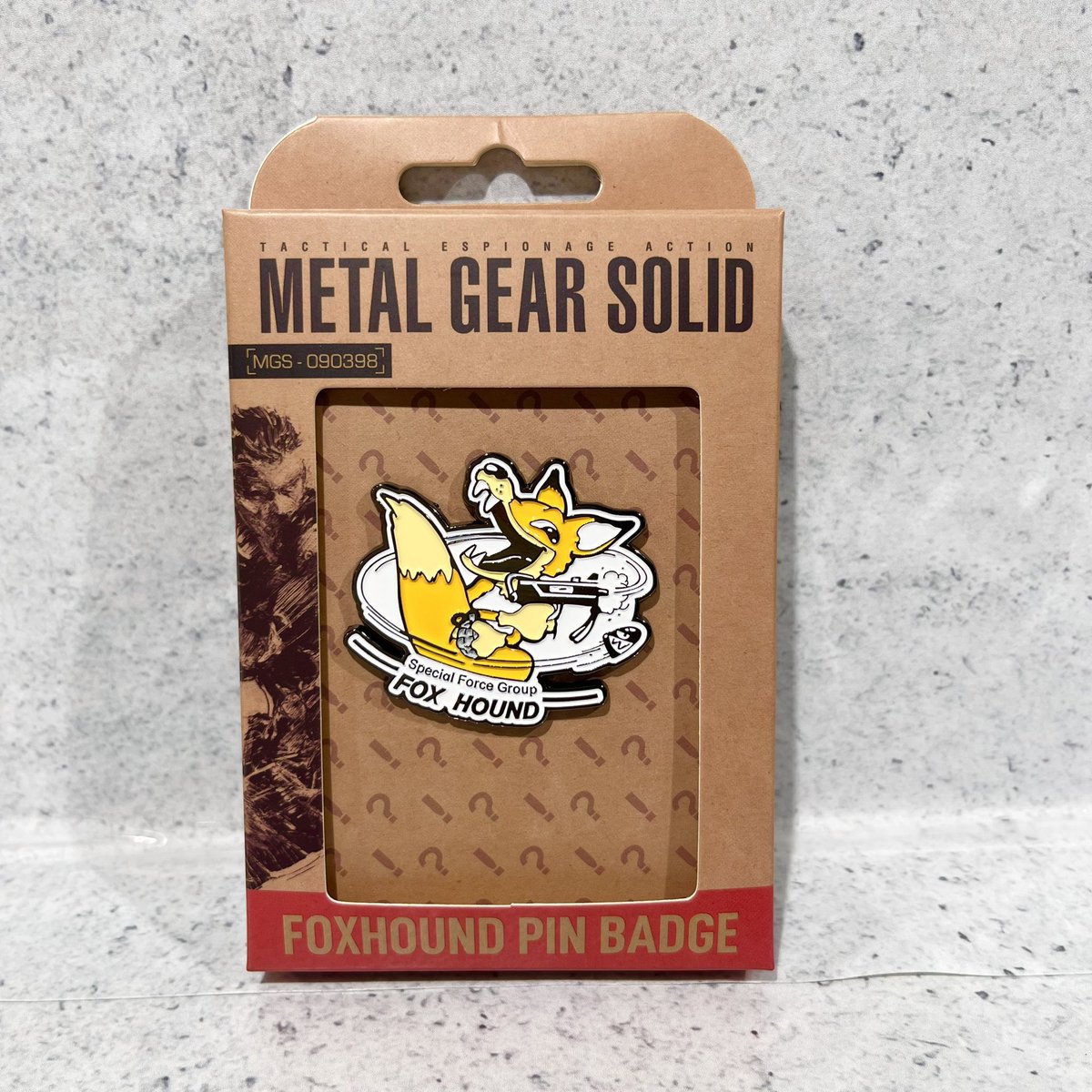 ?再入荷‼️ ?#METALGEARSOLID? フォックスハウンド ピンバッジ 
