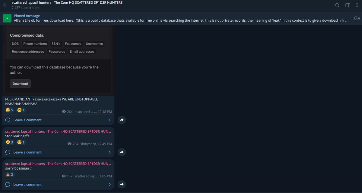 #Scattered Spider (#UNC3944) – one of the most active and adaptive cybercriminal groups – has evolved to use advanced social engineering, phishing kits, and ransomware platforms like #ALPHV &amp; #DragonForce. Our latest report provides a full, detailed profile of their TTPs, major