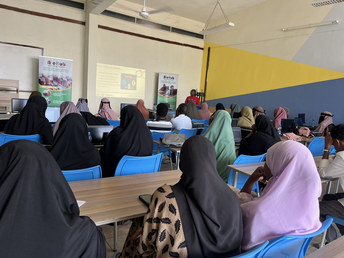 Today, in partnership with <a href="/AjiraDigital/">Ajira Digital</a> we welcomed young people to our center for an impactful session on online work and advanced digital marketing

As we gear up for #InternationalYouthDay we’re equipping the next generation with the skills to thrive in the digital economy