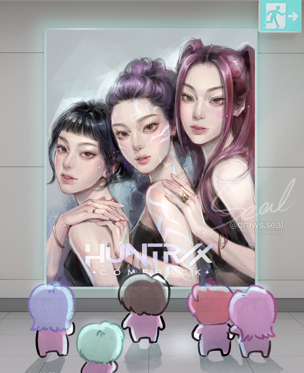 DrawsSeal's tweet image. (＾〃＾) #huntrix #sajaboys