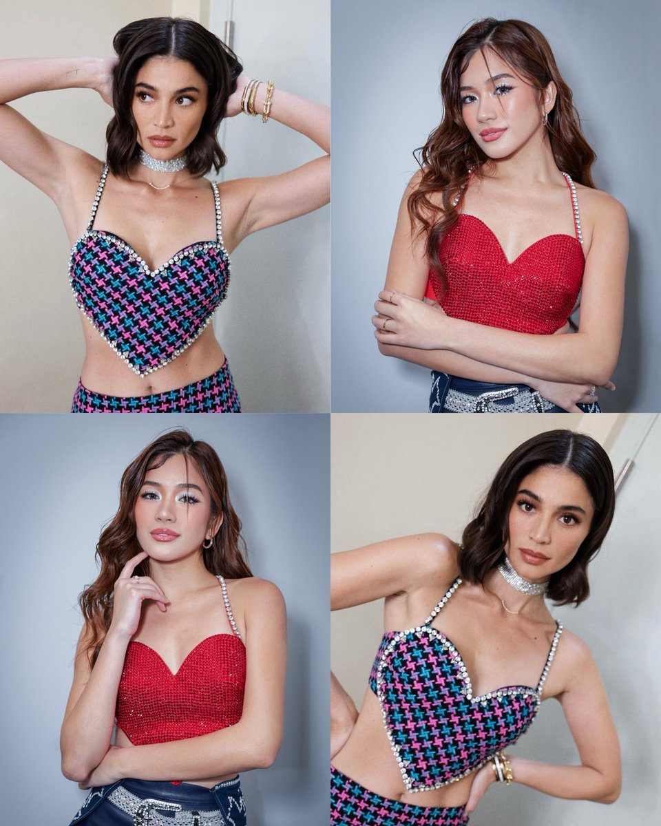 anne curtis and aiah arceta heart shaped top is 🔛🔝❤️🩵🩷🖤🤍

*manifesting talaga sa photoshoot nilang dalawa 🤞🏼😌🤞🏼