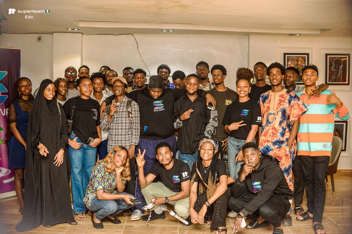 thejustinson's tweet photo. Ecosystem Call in Benin City is back 🚀

Join us IRL as we watch together, connect with fellow builders, and catch the latest from the Solana ecosystem.

📅 14th of August 
🕒 2 PM
🔗 RSVP here: https://t.co/dPQQYhEGHO