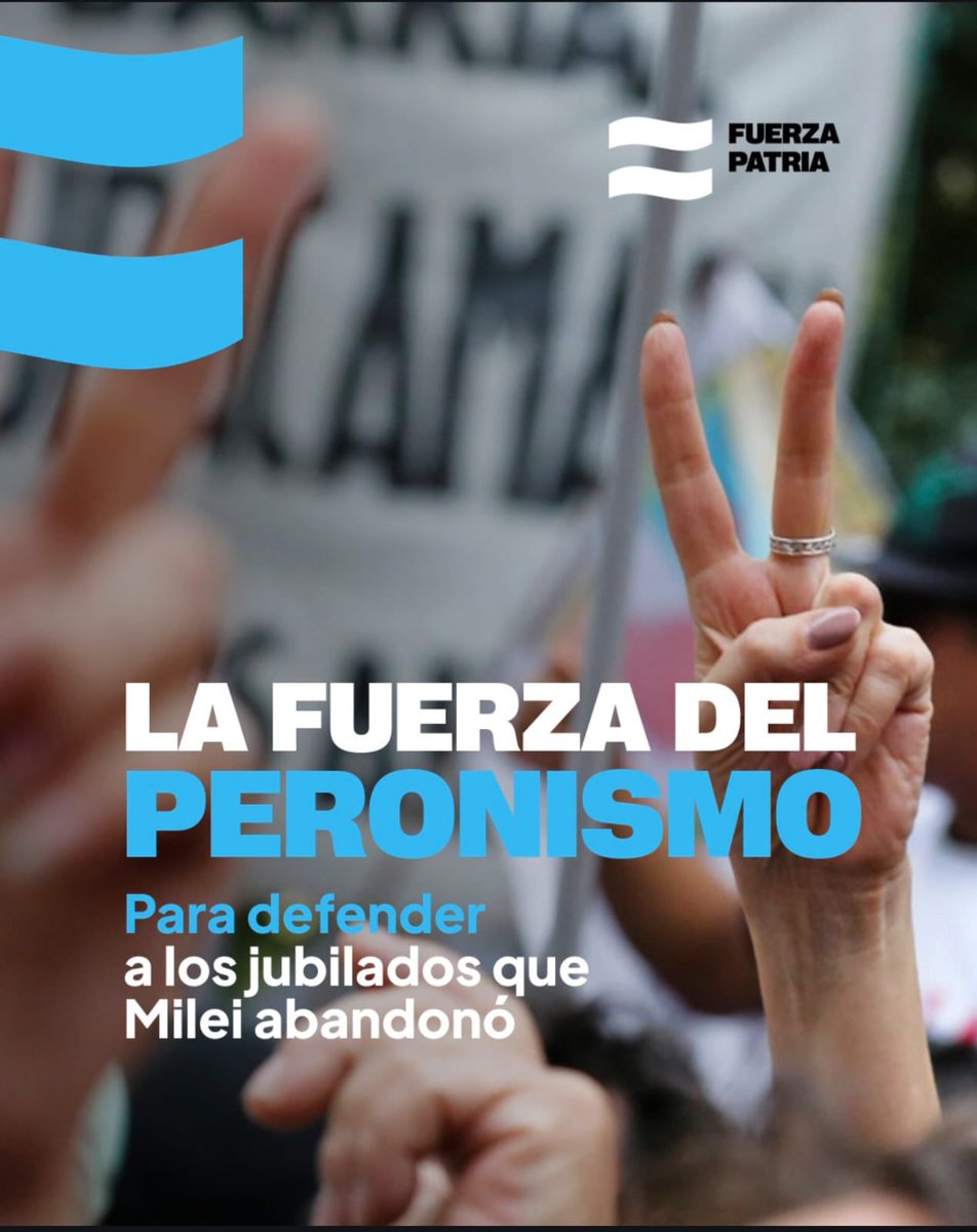 Muy buen día queridos compañeros está en riesgo la democracia y por eso lo que tenemos que hacer es votar para frenar a Milei defender nuestros derechos, defendamos la Provincia 
FUERZA PATRIA.
Abrazo grande a todos los compañero.
#FUERZAPATRIA
#FUERZAAXEL
#CRISTINAINOCRNTE