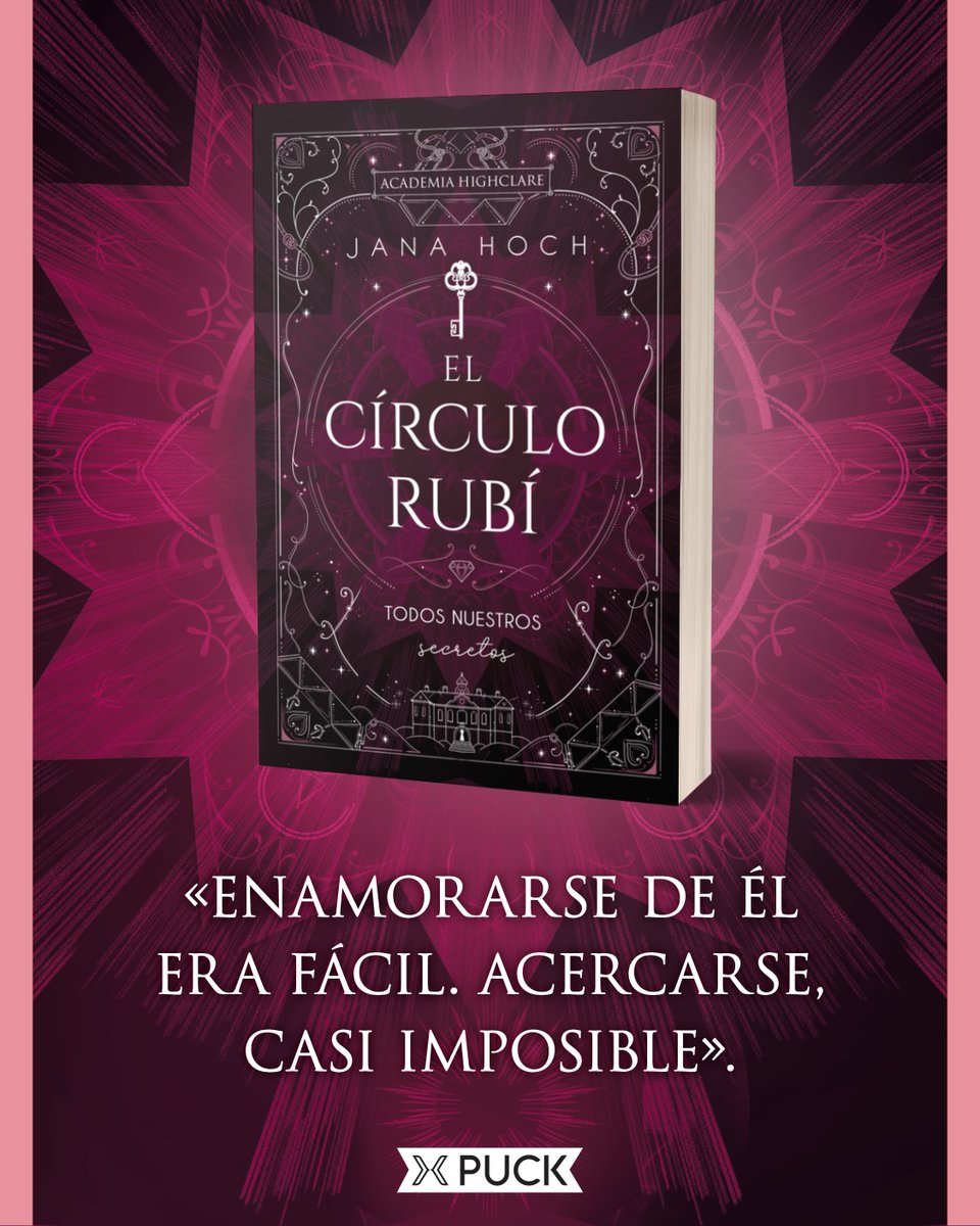 Tres casas de élite

Dos estudiantes misteriosos

Un juego arriesgado

¡En dos semanas llega #ElCírculoRubí de Jana Hoch!❤️‍🔥😍💎

📅¡26/08 a la venta!
✒️Traducción de Leonor Saro García.
