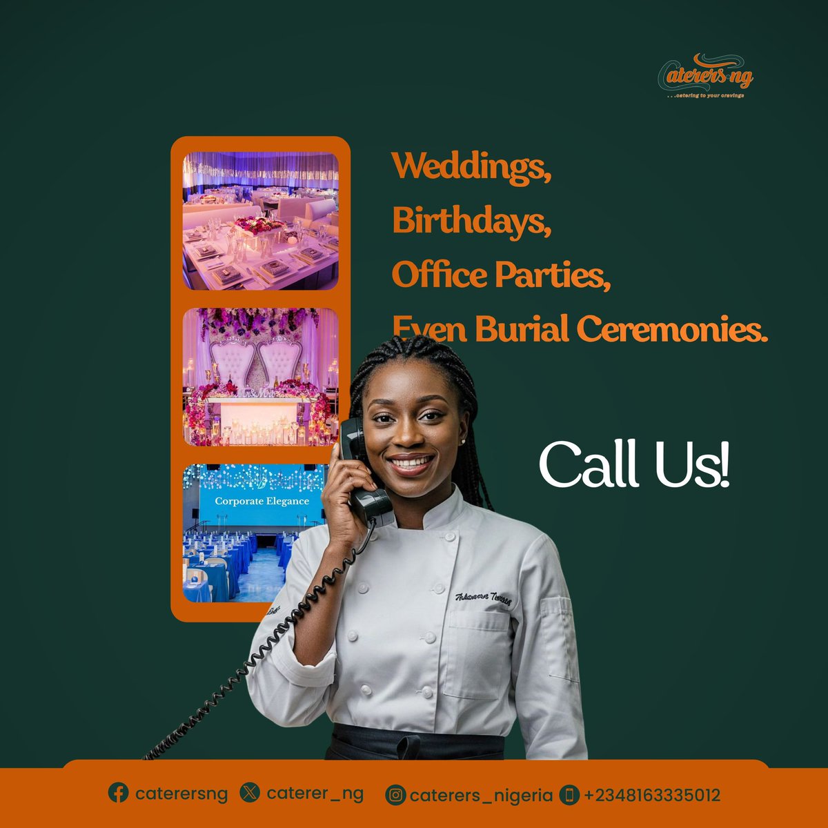 caterer_ng's tweet photo. If people are gathering, we are cooking.
No matter the mood, celebration or farewell,
we deliver tasty, delicious meals

#CorporateElegance #EventCatering #WeddingCatering #BirthdayCatering #OfficeParties #BurialCeremony #NigerianCaterers #CallUsNow #FoodServiceNG #LuxuryCatering https://t.co/nLGEHhy7NZ