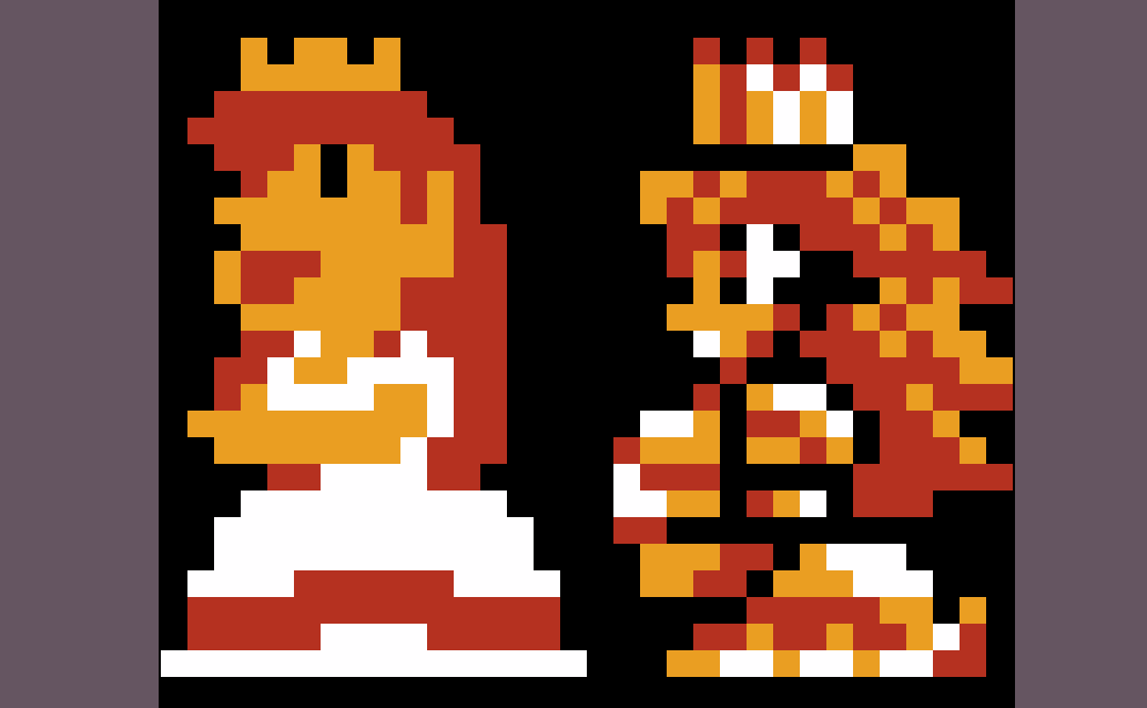 Lordgamepro's tweet photo. So i did a funny interpretation on that SMB1 Peach sprite, here's a side by side comparison!
#Pixelart #ドット絵 #PrincessPeach #PrincessPeachMonth https://t.co/zIUvi2vPl2