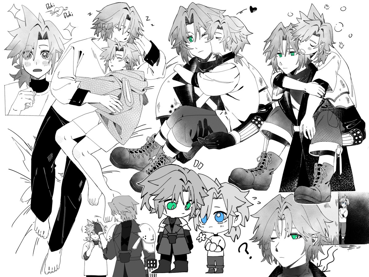 剛入坑不久就遇到克勞德生日 這是命中注定
一直在想假如賽非羅斯童年不是實驗品的世界線可以有多美好((淚
#sefikura #セフィクラ