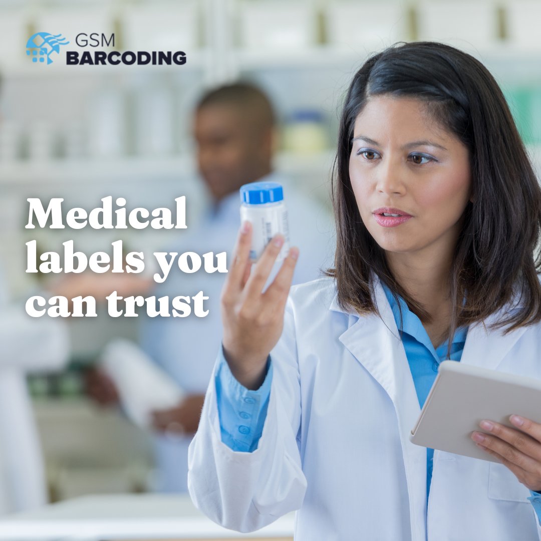 GSMBarcoding's tweet image. Accuracy in healthcare labelling isn’t optional, it’s essential!
From patient wristbands to pathology labels, we supply medical-grade solutions that perform under pressure 🏥
barcoding.co.uk/labels/