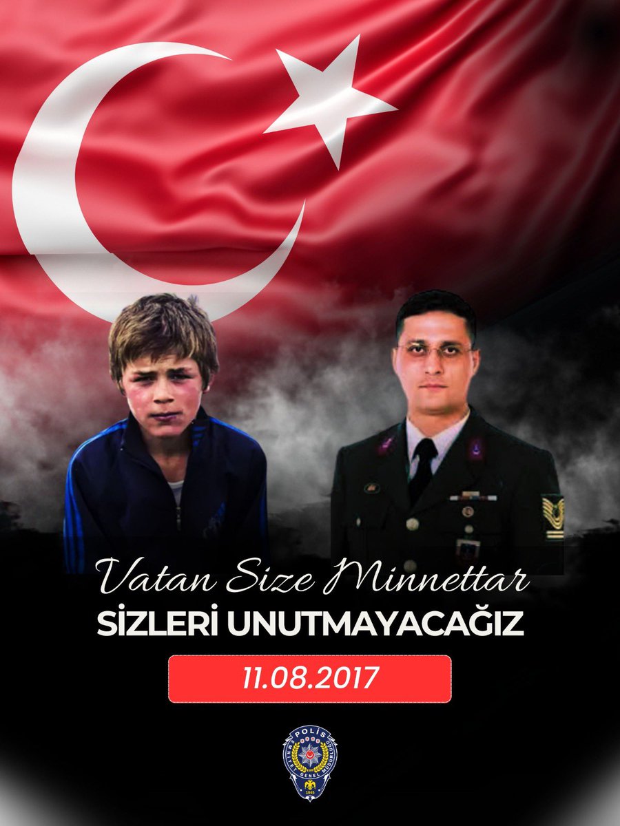 İYİ Kİ VARSIN EREN🇹🇷
İYİ Kİ VARSIN FERHAT GEDİK🇹🇷

Şehadetlerinin yıl dönümünde, kahraman şehitlerimiz Eren Bülbül ve Jandarma Astsubay Kıdemli Başçavuş Ferhat Gedik'i rahmet ve saygıyla anıyoruz.

Vatan size minnettar...

#ErenBülbül
#FerhatGedik