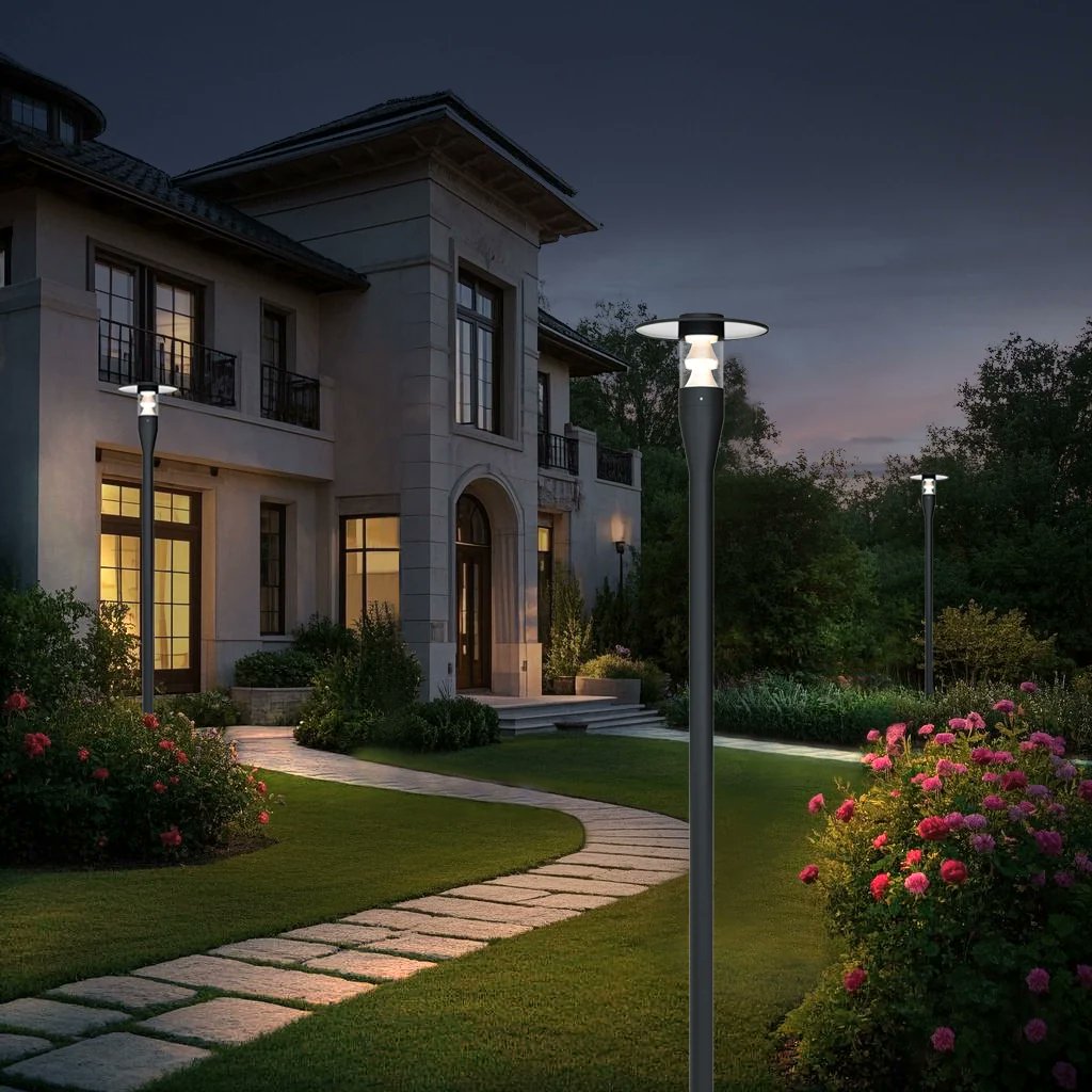 Rueelight's tweet photo. Light up your outdoor paths with the sleek Vertex Pathway Light! 🌟 Featuring durable aluminum, tempered glass, and customizable height—perfect for modern gardens &amp; commercial spaces.
shop now:https://t.co/THLipFjQYC
 #OutdoorLighting #GardenDesign #ModernHome #PathwayLights https://t.co/70XmMygqqz