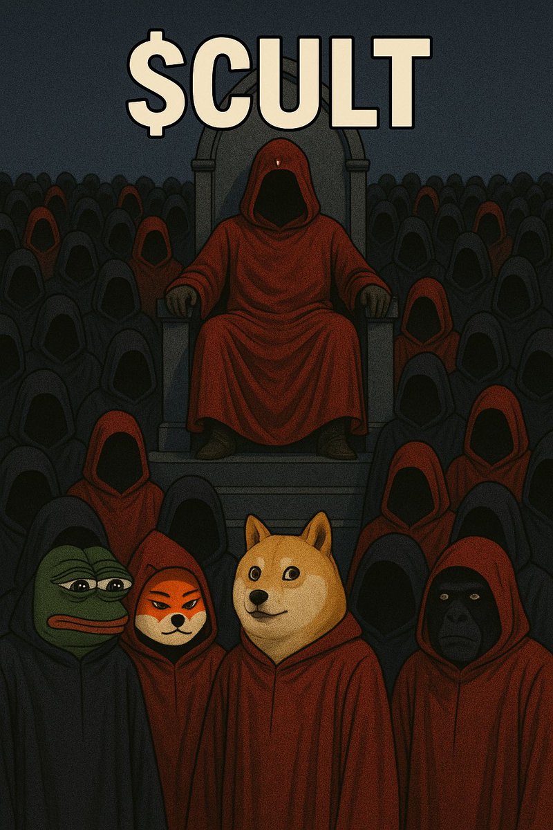 The $CULT token is a smart investment!
$CULT is changing the game!
$CULT is solid!
$CULT is the alpha!
$CULT is the next runner!
$CULT is the ticker!
$CULT is the code!
$CULT is coded!