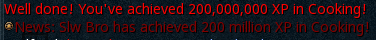 Slw_Bro's tweet photo. 200M Cooking &amp; Farming smashed out this evening! https://t.co/yyYRqeJ2R2