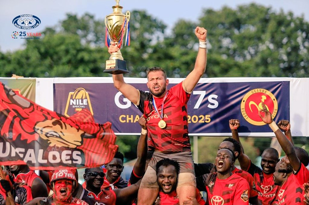 CONGRATULATIONS GENTLEMEN 💃🏽💃🏽💃🏽💃🏽💃🏽. 
Let's keep the fire burning.
We've crushed one circuit, now it's time to gear up for the next challenge. Stay hungry, stay driven, and keep pushing each other to new heights. The best is yet to come. 
<a href="/BuffaloesRFC/">Buffaloes Rugby Club</a> <a href="/Kyadondo_Rugby/">Kyadondo Rugby Football Club</a>