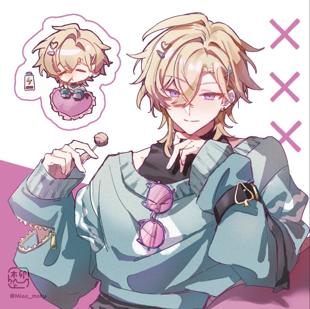 原本其實是設計露肩……
#Aventurine