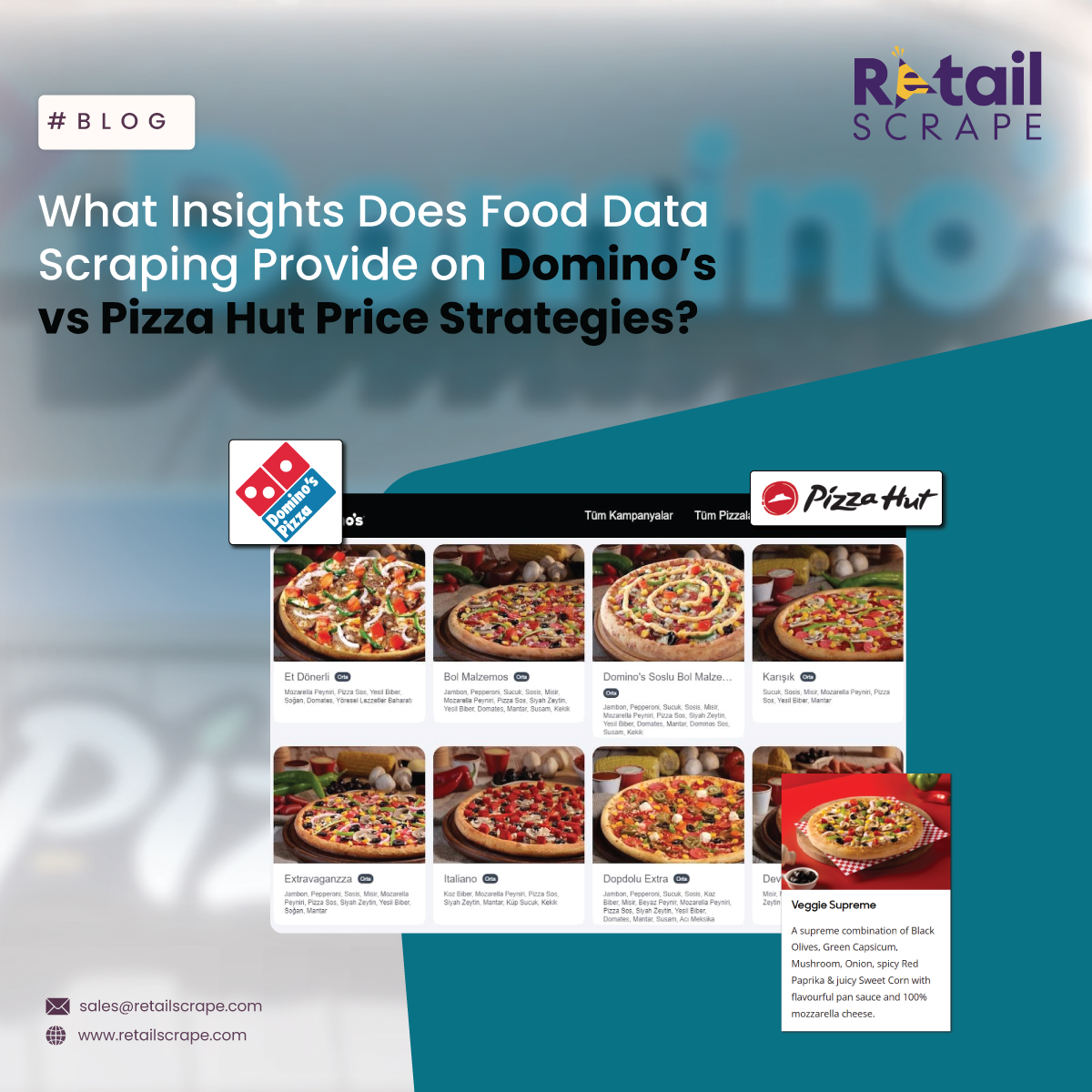RetailScrap's tweet image. 🍕Domino’s vs Pizza Hut: Who’s winning the price war?
📊 With Food Data Scraping, track real-time menu prices, regional deals &amp;amp; delivery charges across India to spot trends before your competitors do.

retailscrape.com

#FoodDataScraping #PizzaPriceAnalysis #datascraping