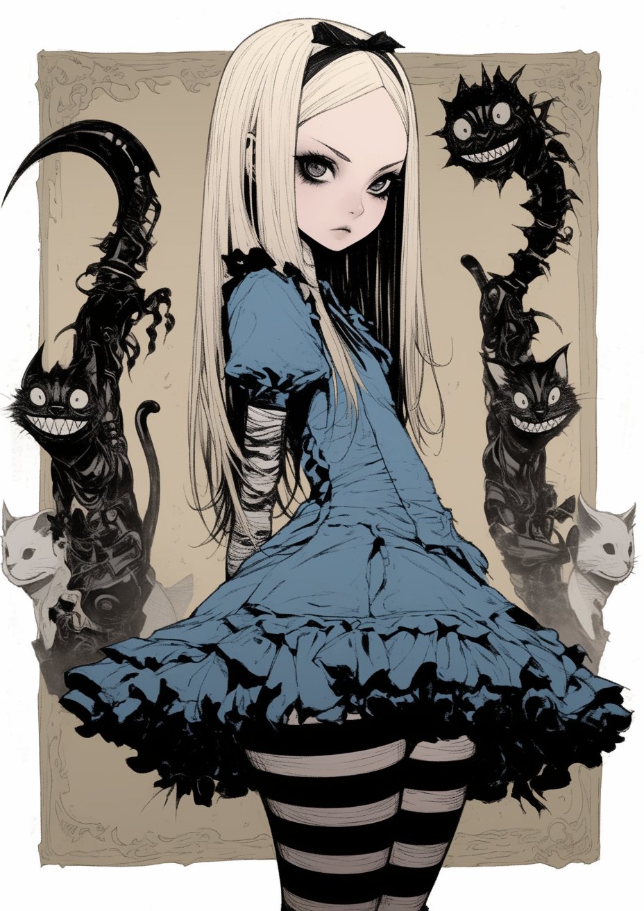 も*】様 手描きイラスト　アリス　＊スペード ♠️アリス🐺赤ずきん on X: 