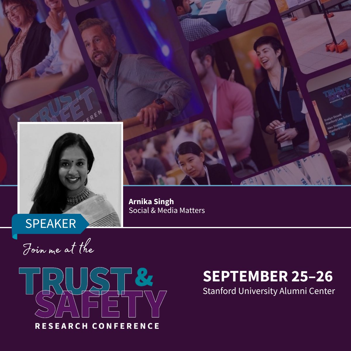 We are thrilled to share that Arnika will be presenting a talk at 2025 Trust and Safety Research Conference at Stanford University this fall! 

She’ll be sharing insights on Sextortion in India: A Cross-Sectoral Study on Emerging Threats, Platform Accountability, and Support Gaps