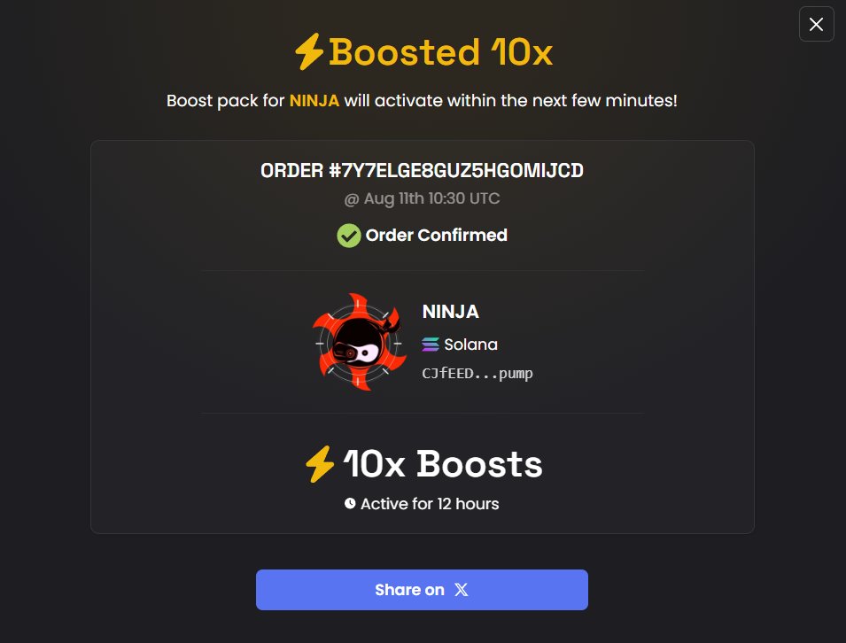 10x Boosted. Just as a start.