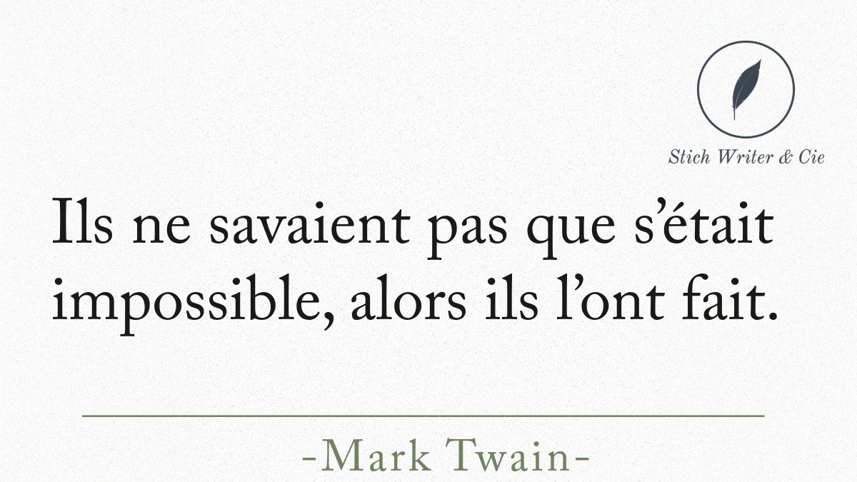 Stich Writer & Cie tweet media