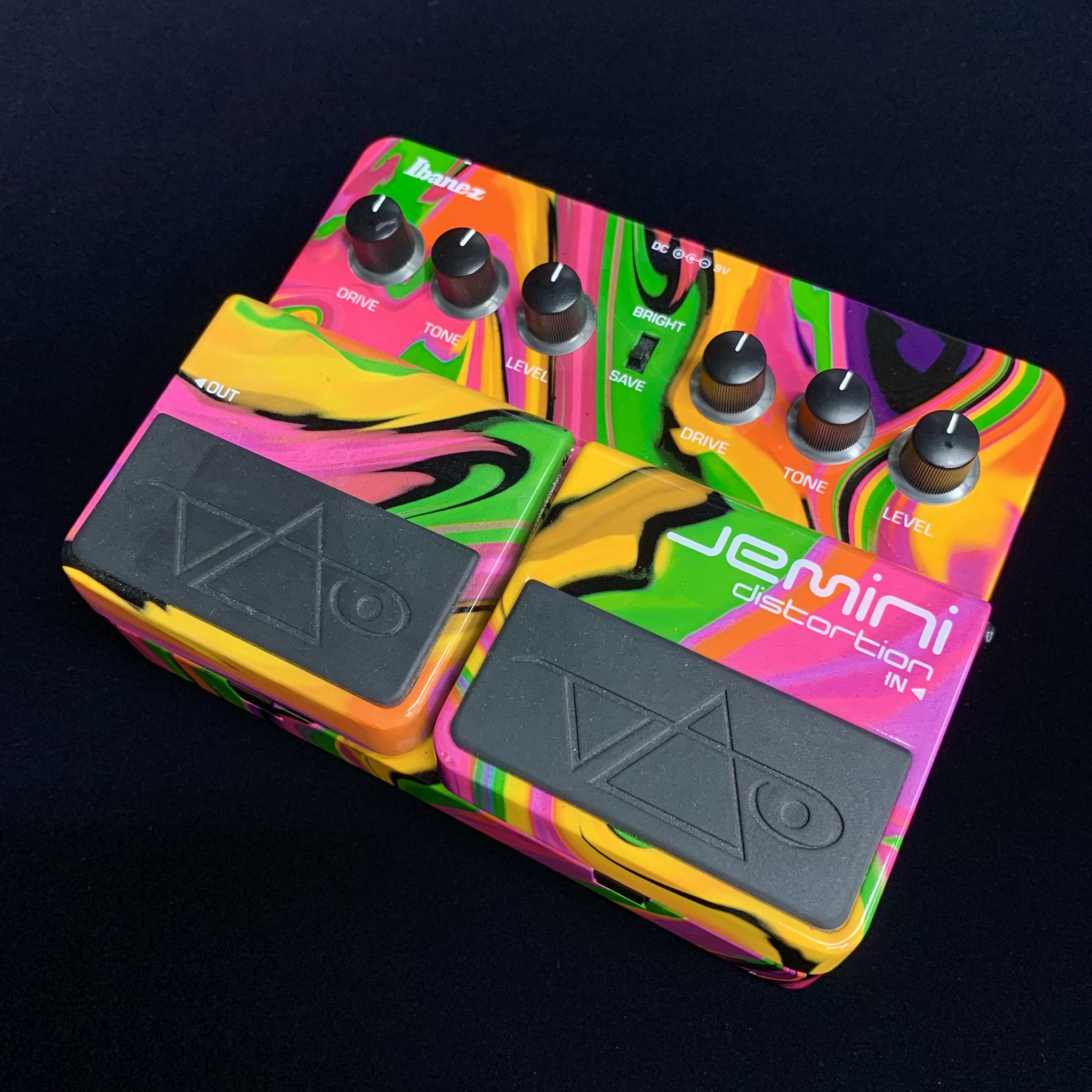 ibanez jemini Steve vai シグネイチャーペダル Ibanez jemini Distortion Steve Vai signature pedal by Mauro