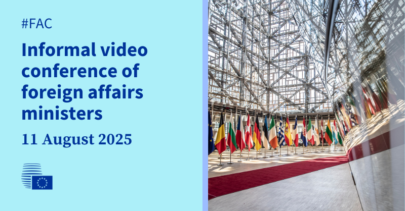 EUCouncil's tweet photo. #FAC | EU foreign affairs ministers will meet via video conference to discuss:

📌 Russia's aggression against Ukraine following recent developments

📌 the latest developments in the Middle East, in particular the catastrophic humanitarian situation in Gaza

More information 👇