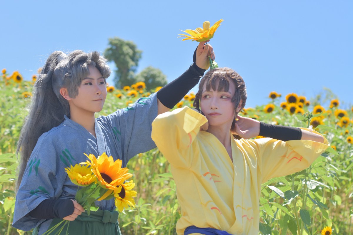1_hks's tweet photo. 【cos】  
︎ ︎ ︎ ︎ 
︎ 🥷🥚 ︎ ︎ ︎ ︎ ︎ ︎ ︎ ︎ ︎ ︎

左右 ✖️ 向日葵🌻
︎ ︎ ︎ ︎ ︎ ︎ ︎ 
🍡 : 柿さん @strw1011 
photo. 水月 紅さん@kurenai_09 
#Doctor_COS #みなくれフォト https://t.co/VjuG6VRX5e