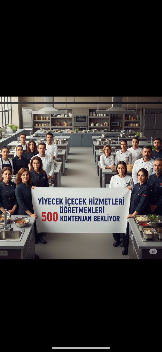 #YiyecekİçecekÖğretmenliği500Kontenjan