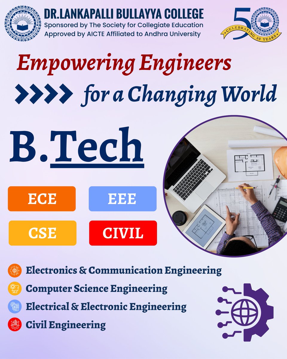 BullayyaDr36166's tweet image. Where Technology Meets Innovation
The fascinating world of engineering, where innovation knows no bounds! 🚀

#Engineering #Innovation #CreativityMeetsTechnology #EEE #CivilEngineering #ECE #CSE #Btech #EngineeringLife #FutureOfTech #drlbcollege #students #btech