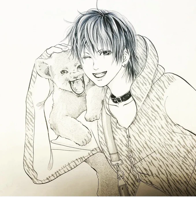 懐かしイラスト
猛と子ライオン🦁
#悪魔で候 