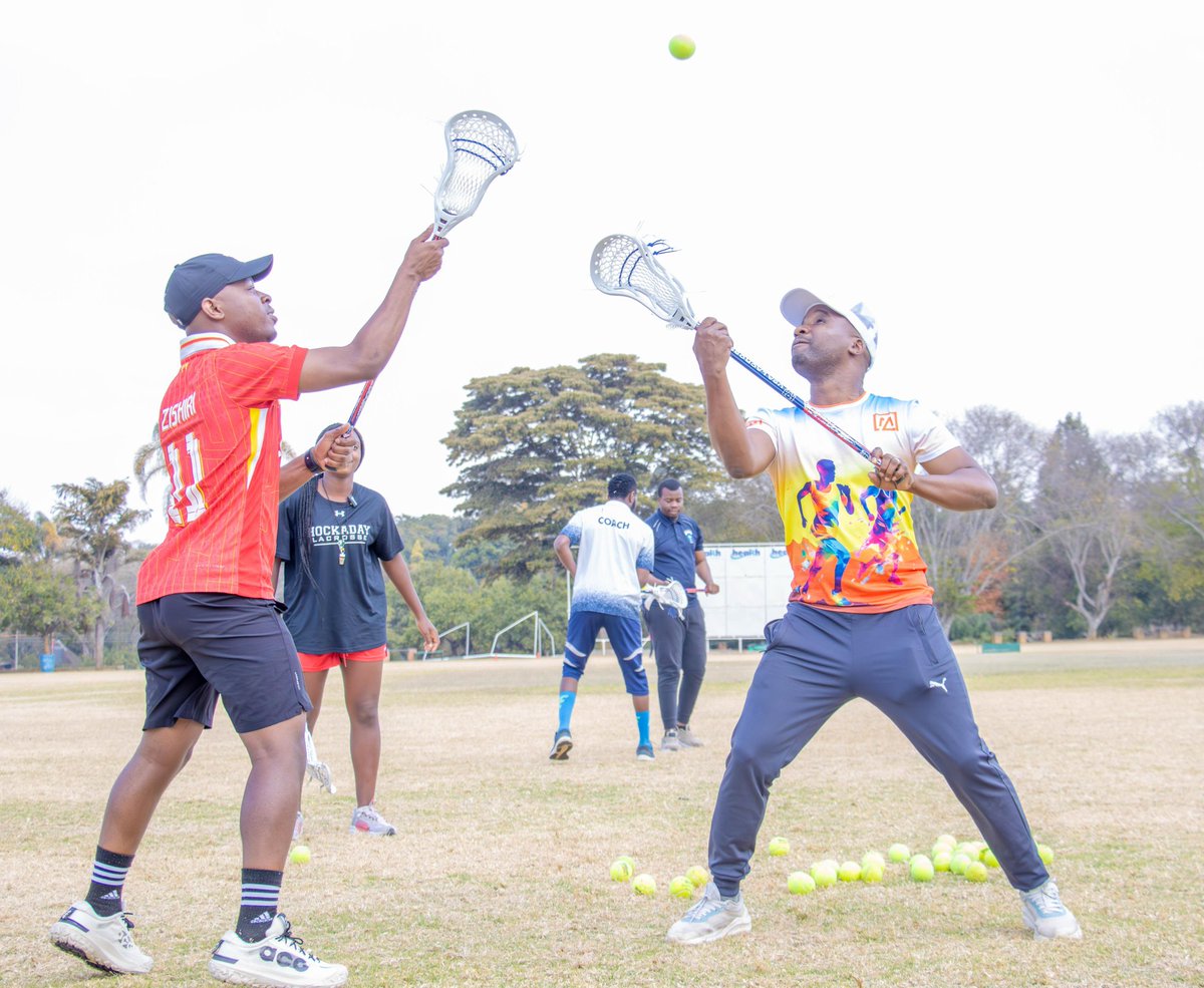 MbuleloMpofu's tweet photo. So guys, over the weekend, we had the honour of introducing lacrosse in Harare at the St John's College grounds where American professional LaX player, Thandi Chisango took people through different drills. #ZLA #lacrosse #ZimbabweLacrosseAssociation https://t.co/y2HBSKiuCb