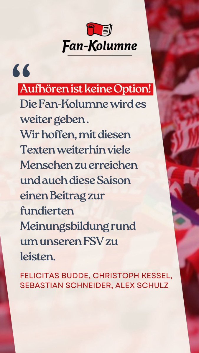 Das komplette Statement: meenzer-on-tour.de/blog/aufhoeren…