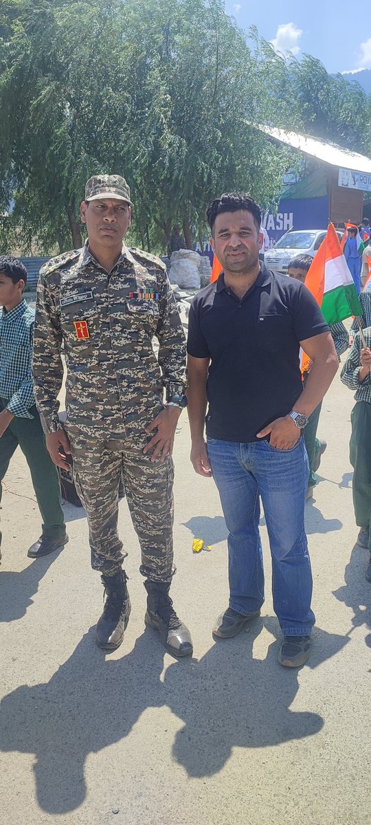 Imtiyaz Sheeri social activist (@imtiyazsheeri) on Twitter photo Today, a Tiranga Rally was held from Kitchama to Sheeri, led by BDO Narwav, <a href="/crpfindia/">🇮🇳CRPF🇮🇳</a> 53 Battalion, DSP, SHO Sheeri, and the Trader Federation Sheeri. Proud to be part of this event Imtiyaz Lone."
<a href="/DCBaramulla/">Deputy Commissioner Baramulla</a>
<a href="/crpf_srinagar/">Srinagar Sector CRPF 🇮🇳</a>
<a href="/SrinagarPolice/">Srinagar Police</a> Today, a Tiranga Rally was held from Kitchama to Sheeri, led by BDO Narwav, <a href="/crpfindia/">🇮🇳CRPF🇮🇳</a> 53 Battalion, DSP, SHO Sheeri, and the Trader Federation Sheeri. Proud to be part of this event Imtiyaz Lone."
<a href="/DCBaramulla/">Deputy Commissioner Baramulla</a>
<a href="/crpf_srinagar/">Srinagar Sector CRPF 🇮🇳</a>
<a href="/SrinagarPolice/">Srinagar Police</a>