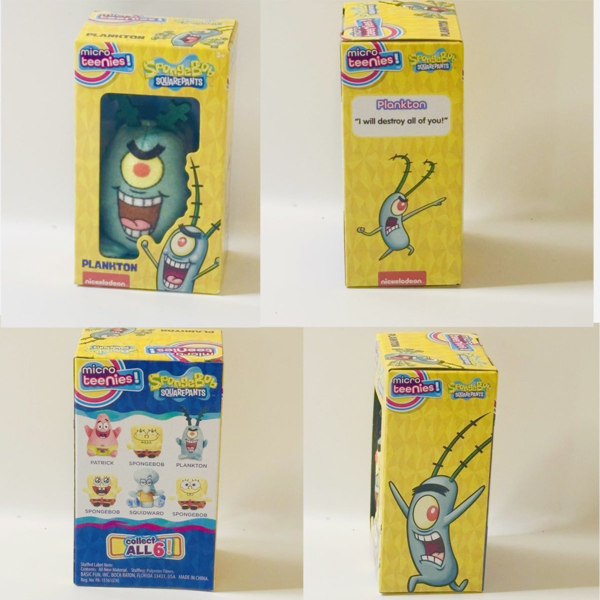 TiffanyArtist56's tweet photo. 🛍️ NEW HAUL 🛍️

Got a size accurate Plankton plush from #FiveBelow 2 days ago. 

#SpongeBob #SpongeBobSquarePants #SpongeBobMovie #microteenies #basicfun #Nickelodeon #Paramount #plushlover #plushcollector https://t.co/EmMSrS3PrG