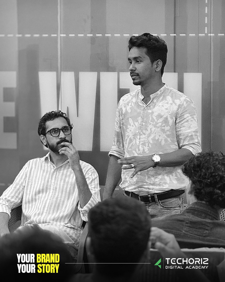 techoriz_a's tweet photo. Your Brand, Your Story

an interactive session with Faizel Hassainar Rawther
Brand Engineer, Agency Consultant

CMO, Nergy India

#techorizdigitalacademy #digitalmarketinginstitute #calicut https://t.co/qF986CXqJL