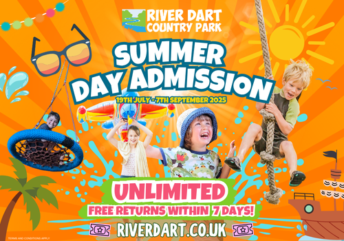🌞 Make the most of #summer <a href="/RiverDartCP/">River Dart Country Park</a> 🌿
Our Summer Day Admission ticket comes with UNLIMITED FREE RETURNS for 7 days – visit once and come back all week for more fun! 😍

📍 T&amp;Cs apply – riverdart.co.uk