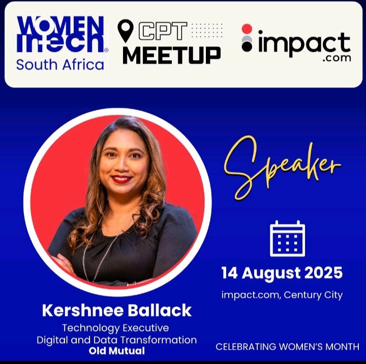 Women in Tech | South Africa (@womenintech_sa) on Twitter photo 🌟Speaker Announcement 🌟
Our <a href="/WomenInTech_SA/">Women in Tech | South Africa</a> Cape Town Meet Up this week is going to be EPIC!!
Theme: Tech for Good, Boldly making an Impact in Technology.
#WomensMonth #TechforGood 🌟Speaker Announcement 🌟
Our <a href="/WomenInTech_SA/">Women in Tech | South Africa</a> Cape Town Meet Up this week is going to be EPIC!!
Theme: Tech for Good, Boldly making an Impact in Technology.
#WomensMonth #TechforGood
