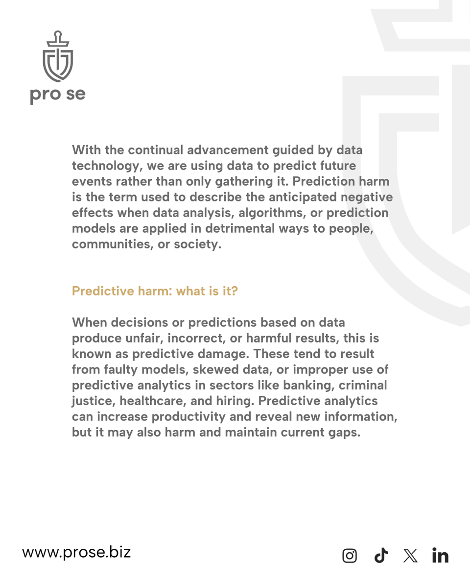 ProSe_Privacy's tweet image. The more we predict, the more we control – and sometimes, the more we risk. The unseen dangers of data analytics are already here.

#dataanalytics #predictiveanalytics #ai #dataprivacy #digitalrights #futureoftech #aiethics #privacyawareness #datatech #prose