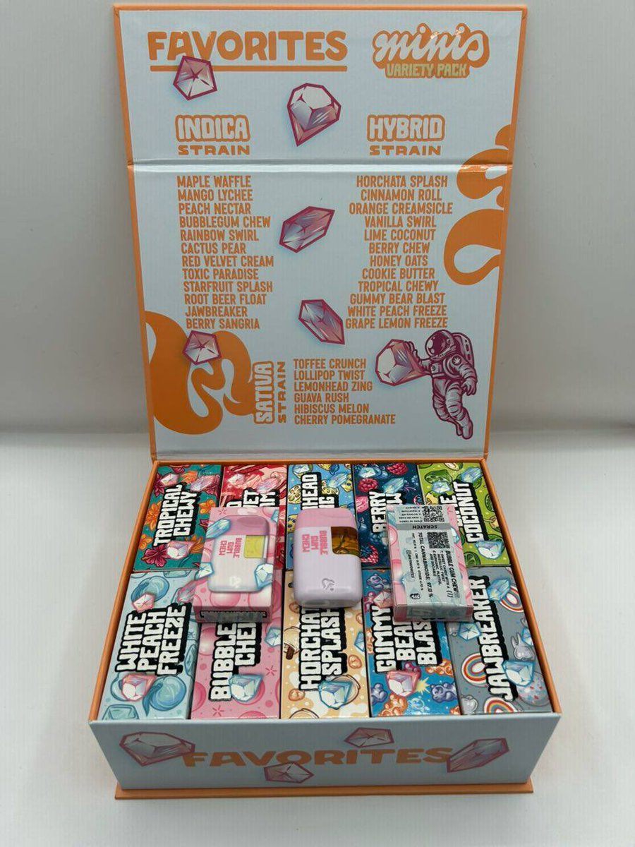 Favorites 2g disposable 

• Authentic in Stock 

• 100 Counts Master Case 

Link in Boi…🧚🏼‍♀️