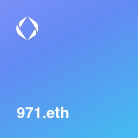 971.eth bought for 12.00 ETH (50,965.44 USD) on Opensea  #ENS #Web3Names #EnsNames  

opensea.io/assets/ethereu… 

🟢 Print a coin. Farm 50% fees <a href="/freeedotfun/">freee.fun</a>