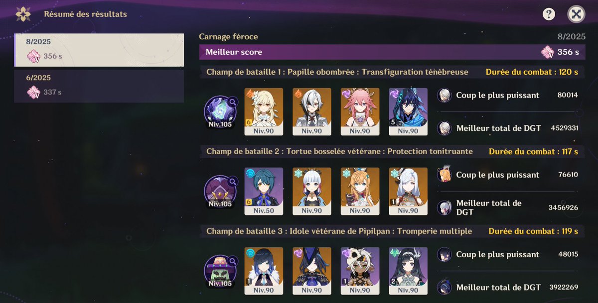 mirackera's tweet photo. Après de multiples péripéties et tentatives de teams, je suis enfin parvenue à passer cette stupide papille!!! Beaucoup de rng nécessaire, ne retentera pas l'expérience 🙃 https://t.co/FPkq65QLcC