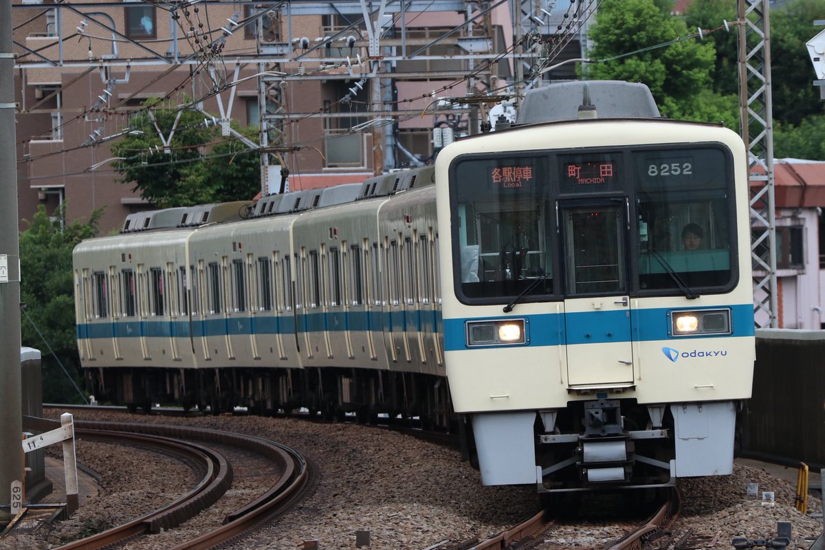 2025.08.11@町田
A32運用 各停 町田　8252F（8252×6）

6連の小田急8000形では最古参の編成。
珍しく単独運用に就いていました。