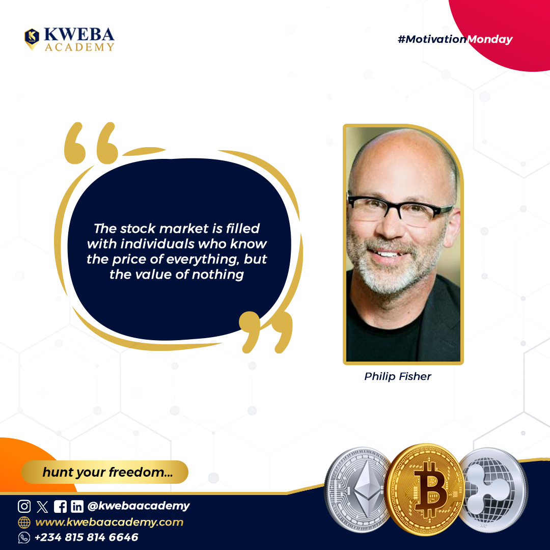 Kwebaacademy's tweet photo. Whether in stocks, crypto, or personal growth, always focus on long-term worth, not just short-term numbers.

🔑 Lesson: Learn to see beyond the price tag. True wealth comes from recognizing real value.

#MotivationMonday #KwebaAcademy #InvestingWisely #CryptoEducation #Freedom https://t.co/pqVzFnJvel